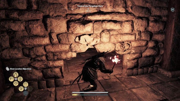 In this tomb, passages are blocked by vases - AC Odyssey: Tombs in Lakonia - Tombs - Assassins Creed Odyssey Guide