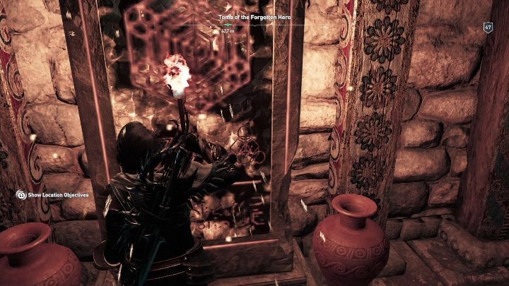 In the room with the stele, you will encounter numerous snakes - AC Odyssey: Tombs in Lakonia - Tombs - Assassins Creed Odyssey Guide