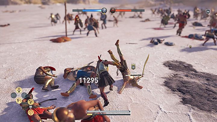 When exploring the in-game world or when sneaking, your health bar might regenerate on its own - AC Odyssey: How to heal your character? - FAQ - Assassins Creed Odyssey Guide