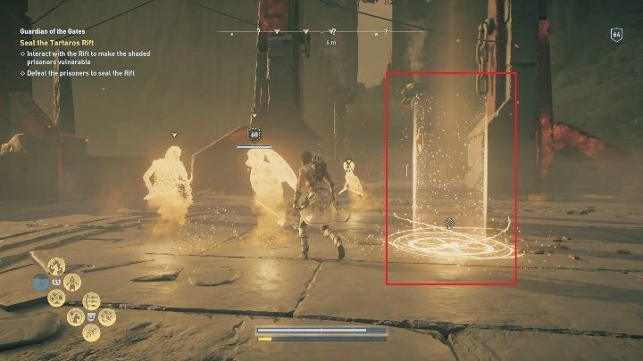 Before disappearing, Hades will leave you with a few enemies - AC Odyssey Fate of Atlantis: Guardian of the Gates - Episode 2 - Torment of Hades - Assassins Creed Odyssey Guide