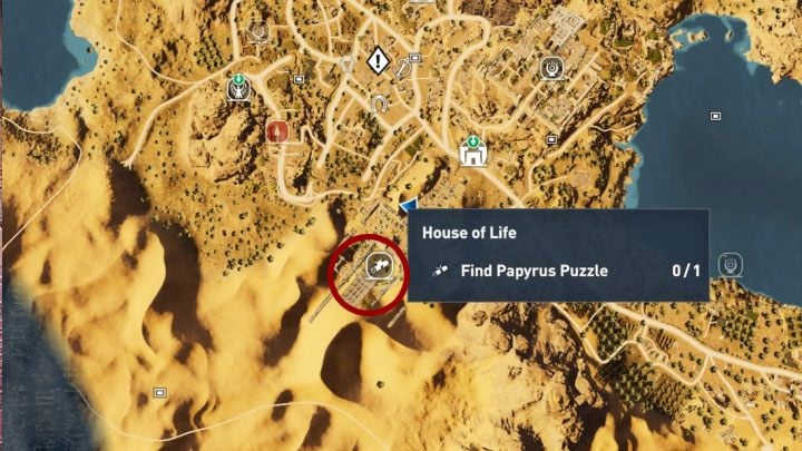 Guide for Assassin's Creed Origins - Papyrus Puzzles