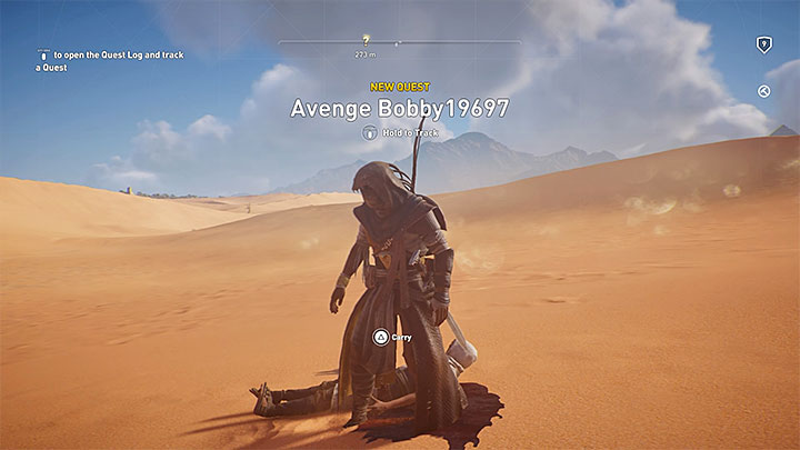 Quests from the second group are about avenging other players deaths - How to level up fast in Assassins Creed Origins? - FAQ - Assassins Creed Origins Guide