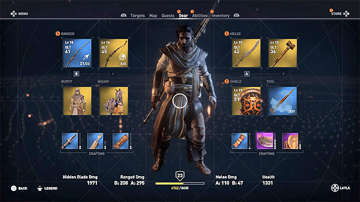 Open Gear tab and use the following button combination - How to grow Bayeks hair back? - FAQ - Assassins Creed Origins Guide