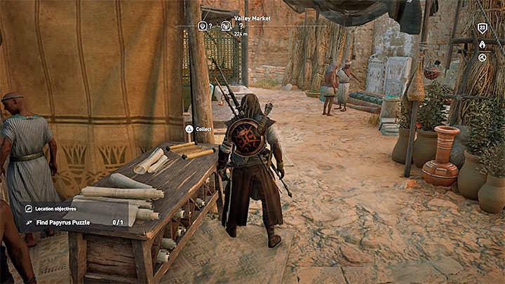 3 - Papyrus Puzzle in Faiyum - Papyruses - Assassins Creed Origins Guide