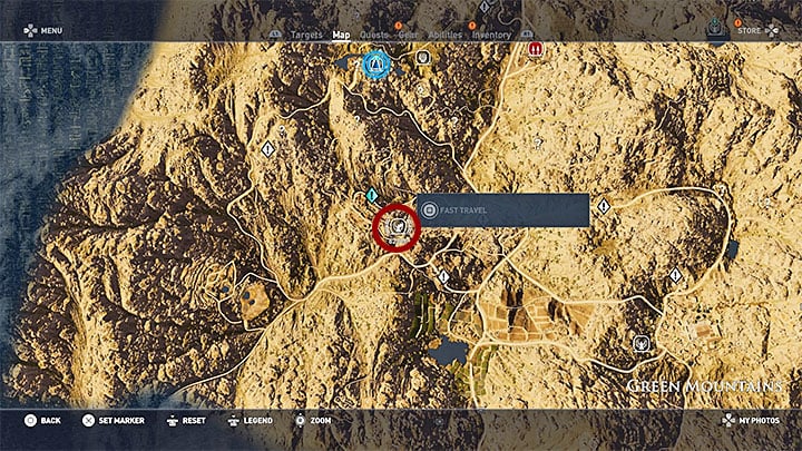 2 - Papyrus Puzzle in Green Mountains - Papyruses - Assassins Creed Origins Guide
