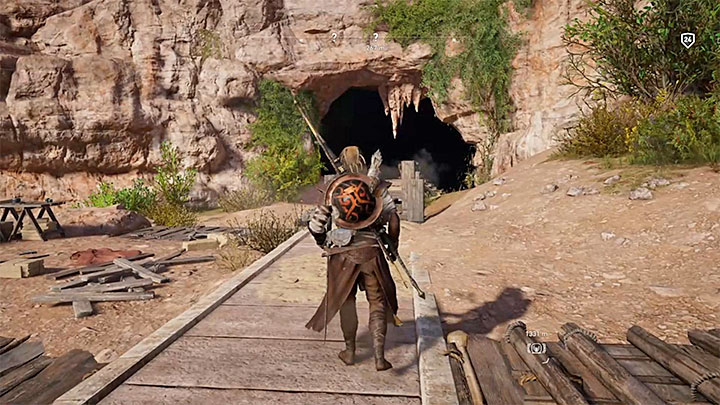 In Green Mountains, get to the Aquaeductus Kyrenaike roughly in the center of that area (picture 1) - Papyrus Puzzle in Green Mountains - Papyruses - Assassins Creed Origins Guide