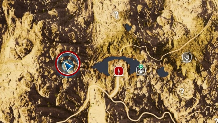 You have to climb on top of the waterfall, which is not particularly difficult - Papyrus Puzzle in Kyrenaika - Papyruses - Assassins Creed Origins Guide