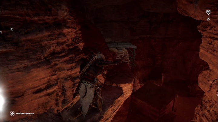 You can use rocks to avoid the enemies - Tombs in Giza Walkthrough - Tombs - Assassins Creed Origins Guide