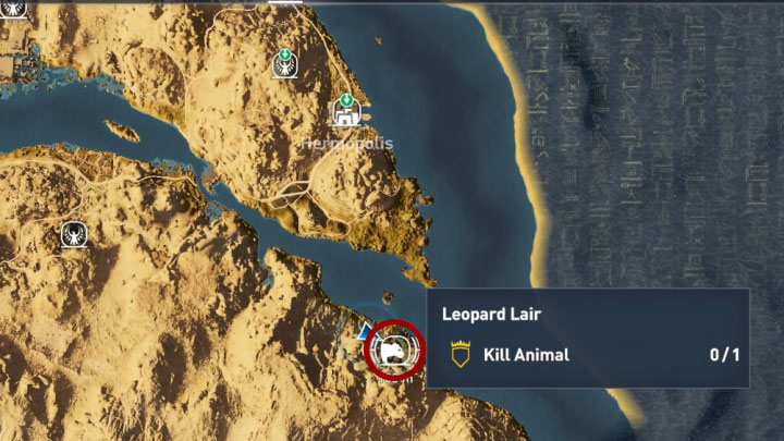 Go to the Uab Nome province - Papyrus Puzzle in Haueris Nome - Papyruses - Assassins Creed Origins Guide