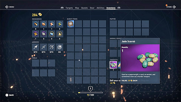 During your exploration of the world you can find trinkets (example in the picture) - How to earn Drachma fast and how to spend it well? - FAQ - Assassins Creed Origins Guide