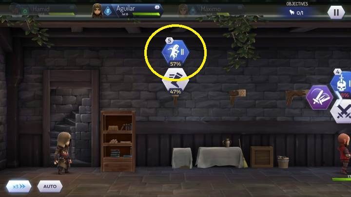 Percentage chances are marked with 3 colors: green, yellow and red - What do the percentages mean in Assassins Creed Rebellion? - Missions - Assassins Creed Rebellion Guide