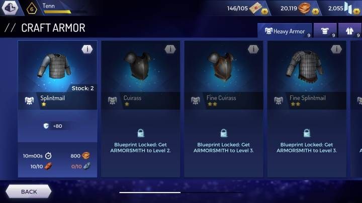 Splintmail - Armors available in the Assassins Creed Rebellion game - Equipment - Assassins Creed Rebellion Guide