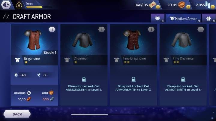 Brigandine - Armors available in the Assassins Creed Rebellion game - Equipment - Assassins Creed Rebellion Guide