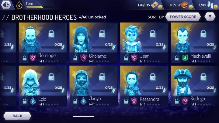 In Assassins Creed Rebellion you can unlock 46 characters - Can my character die in Assassins Creed Rebellion? - Basics - Assassins Creed Rebellion Guide