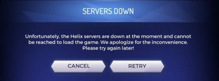 If after starting the game you see a message like the one on the screen above, unfortunately you will have to wait - Assassins Creed Rebellion Guide