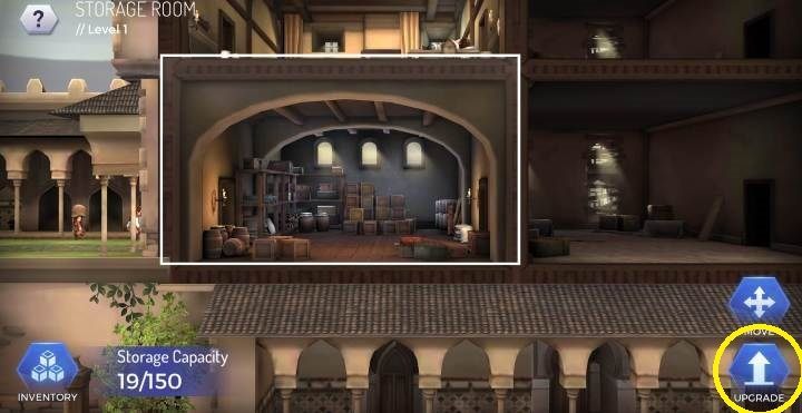 If you want to improve the room you have to get closer to it - Refining headquarters rooms in Assassins Creed Rebellion - Headquarters - Assassins Creed Rebellion Guide