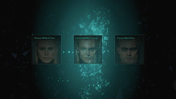 After a longer cut-scene, you will choose the gender of the main character of Assassin' - Assassins Creed Valhalla: Prologue walkthrough - Main Storyline - Assassins Creed Valhalla Guide and Walkthrough