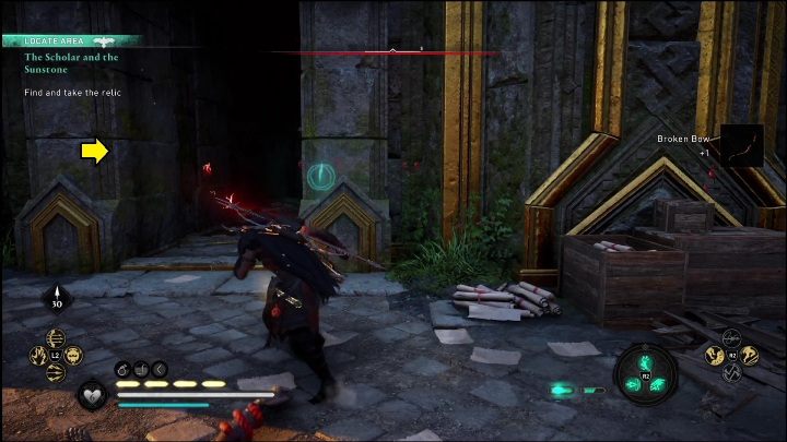 Your task is to get inside the building - AC Valhalla Dawn of Ragnarok: The Scholar and the Sunstone - Walkthrough - Assassins Creed Valhalla Guide and Walkthrough