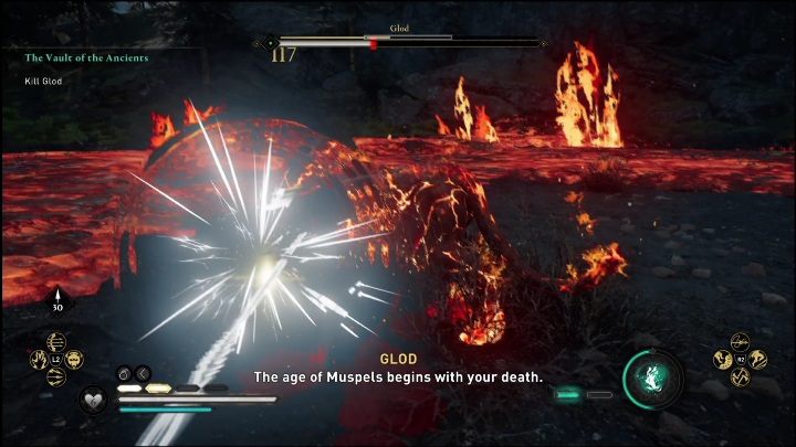Your reminiscing will be interrupted by Glod - AC Valhalla Dawn of Ragnarok: Vault of the Ancients - Walkthrough - Assassins Creed Valhalla Guide and Walkthrough