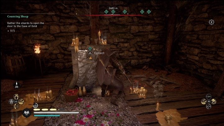 The shard is located in a camp where you will encounter numerous opponents - AC Valhalla Crossover Stories: Counting Sheep - all shards - Main missions - Assassins Creed Valhalla Guide and Walkthrough