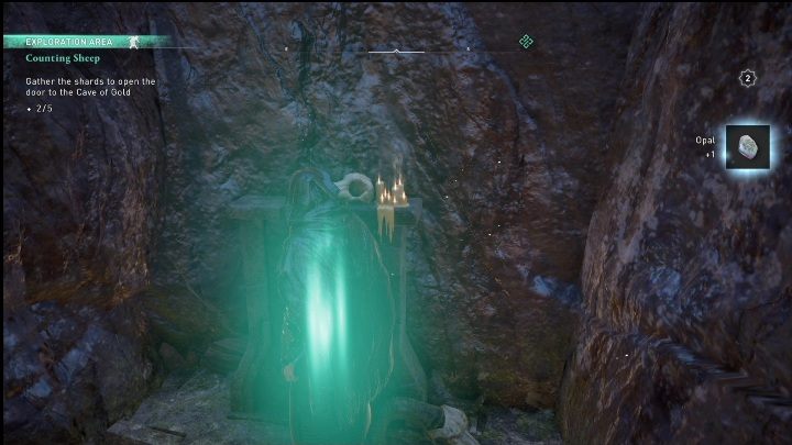 Go beneath the waterfall - AC Valhalla Crossover Stories: Counting Sheep - all shards - Main missions - Assassins Creed Valhalla Guide and Walkthrough