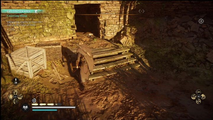 Sneak past the enemies - it is easier that way - AC Valhalla Crossover Stories: Counting Sheep - all shards - Main missions - Assassins Creed Valhalla Guide and Walkthrough