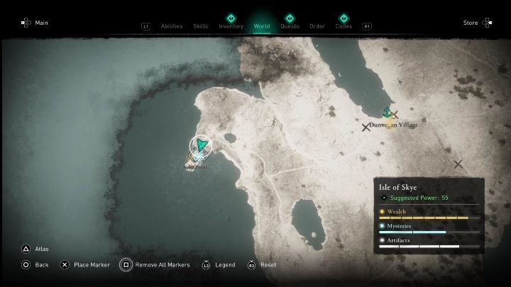 You will come across this side mission/evemt when traversing the western part of the island - AC Valhalla Crossover Stories: Haunting of Neist Point - Side missions - Assassins Creed Valhalla Guide and Walkthrough