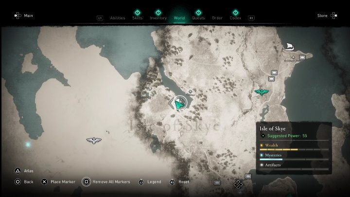 Location: You will find the paper in the center of the Isle of Skye region, west of Tobtha - AC Valhalla Crossover Stories: Flaying Papers - Isle of Skye - locations - Secrets and Collectibles - Assassins Creed Valhalla Guide and Walkthrough