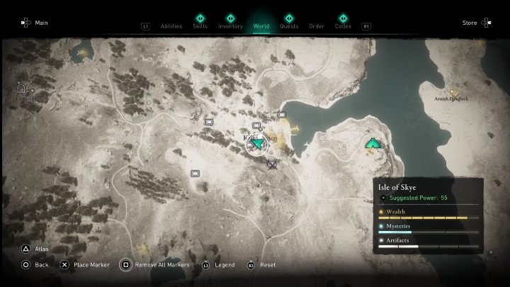 Location: You will find the paper in the center of the region, in Kiltaraglen - AC Valhalla Crossover Stories: Flaying Papers - Isle of Skye - locations - Secrets and Collectibles - Assassins Creed Valhalla Guide and Walkthrough