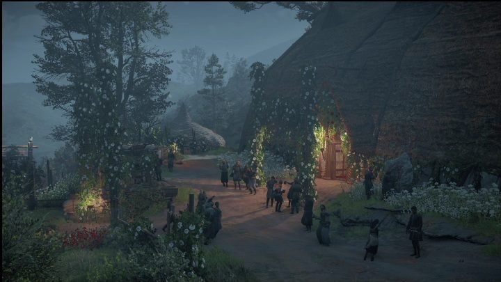 Talk to the woman and encourage her to celebrate together - AC Valhalla Crossover Stories: One Last Sleepless Night - Main missions - Assassins Creed Valhalla Guide and Walkthrough