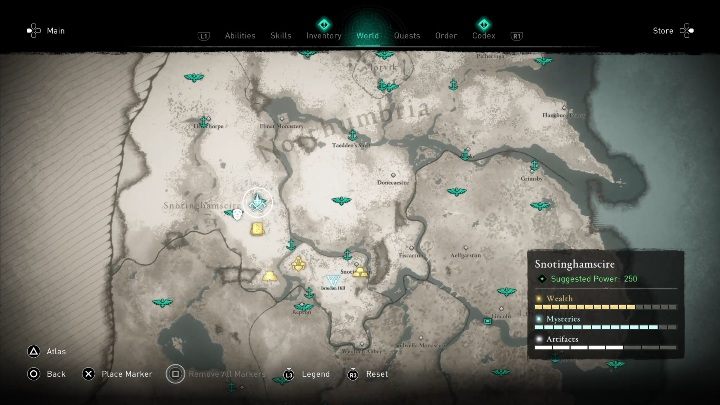 1 - Assassins Creed Valhalla: Lost Drengr - Snotinghamscire secrets, locations - Snotinghamscire - Assassins Creed Valhalla Guide and Walkthrough