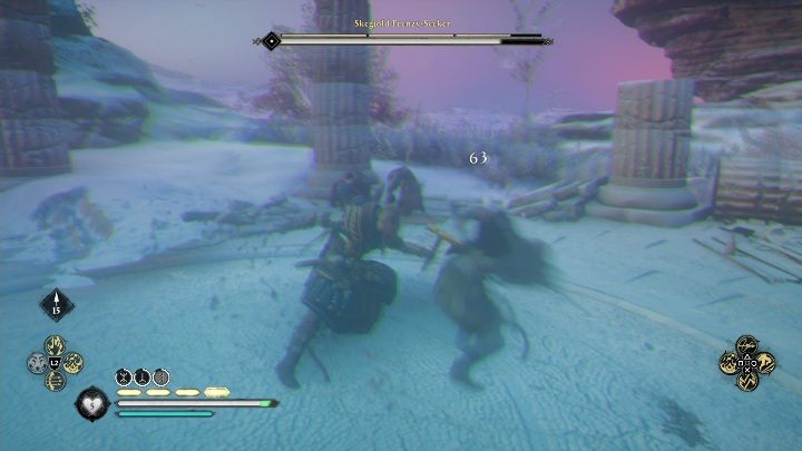 Go to this opponent with full health, rations and full adrenaline bar - Assassins Creed Valhalla: Lost Drengr - Snotinghamscire secrets, locations - Snotinghamscire - Assassins Creed Valhalla Guide and Walkthrough