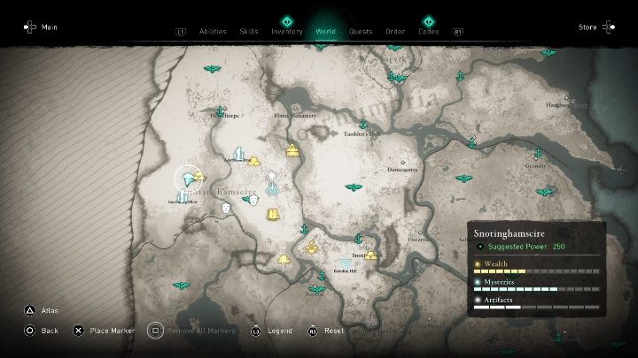 1 - Assassins Creed Valhalla: Fly Agaric - Snotinghamscire secrets, locations - Snotinghamscire - Assassins Creed Valhalla Guide and Walkthrough