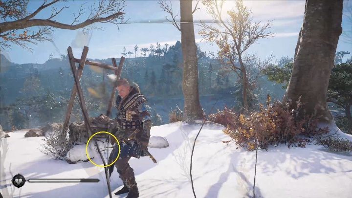 The treasure is located right by the old well - Assassins Creed Valhalla: Treasure Hoard Map - Snotinghamscire locations - Snotinghamscire - Assassins Creed Valhalla Guide and Walkthrough