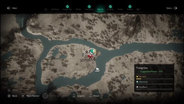 Location: the western part of the map, right next to the border with Svaladal - AC Valhalla Dawn of Ragnarok: Cosmetic Schemes (Vangrinn) - list of all - Vangrinn - Assassins Creed Valhalla Guide and Walkthrough