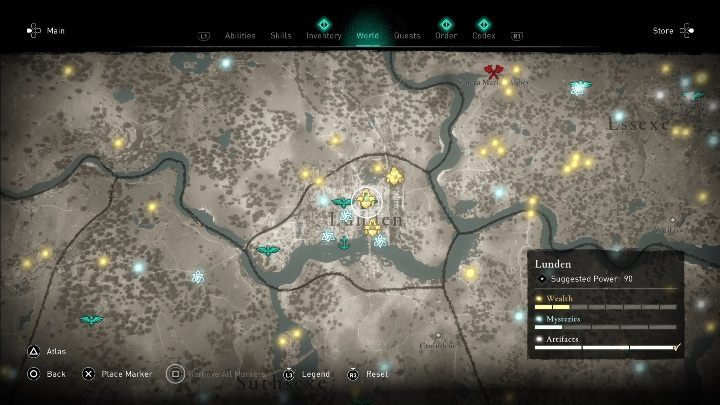 This is a bow that you find in the very center of the city, in one of the protected buildings - Assassins Creed Valhalla: Gear - Lunden secrets, locations - Lunden - Assassins Creed Valhalla Guide and Walkthrough