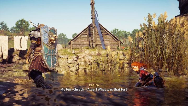 Ciara cannot participate in the ceremony in her current state - she needs to sober up - AC Valhalla Wrath of the Druids: Flann over Ireland - Walkthrough - Assassins Creed Valhalla Guide and Walkthrough