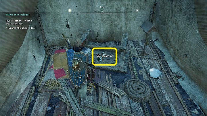 Enter the marked tent and try to determine what happened to the priest - AC Valhalla Wrath of the Druids: Flann over Ireland - Walkthrough - Assassins Creed Valhalla Guide and Walkthrough