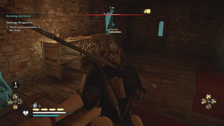 The second commander went into hiding in the main fortress - Assassins Creed Valhalla: Severing the Lines - Southsexe - Assassins Creed Valhalla Guide and Walkthrough