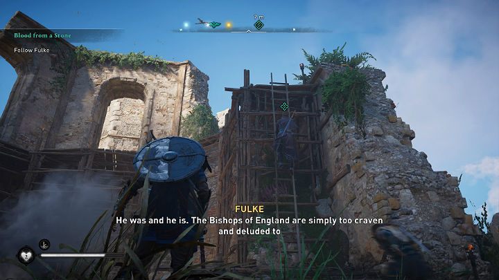 You will eventually reach the Evinghou Tower - Assassins Creed Valhalla: Blood from a Stone - Oxenefordscire - Assassins Creed Valhalla Guide and Walkthrough