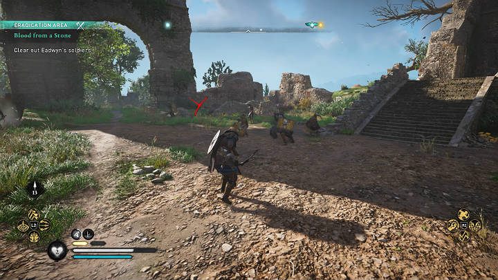 Eadwyn runs away and Eivor has to fight - Assassins Creed Valhalla: Blood from a Stone - Oxenefordscire - Assassins Creed Valhalla Guide and Walkthrough