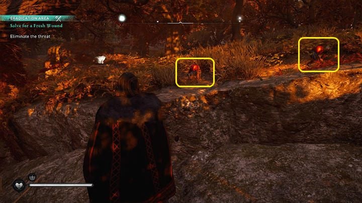 On the way, you will be attacked by a squad of guardians - Assassins Creed Valhalla: Salve for a Fresh Wound - Lincolnscire - Assassins Creed Valhalla Guide and Walkthrough