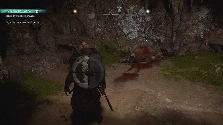 You will find Ceolbert's bloodied body there - Assassins Creed Valhalla: Bloody Path to Peace - Sciropescire - Assassins Creed Valhalla Guide and Walkthrough