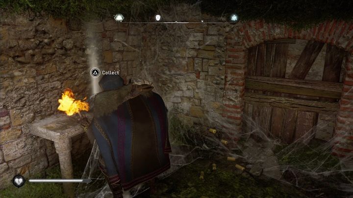 To get to it you need to smash the rocks that are preventing you from going down - Assassins Creed Valhalla: Roman artifact - Oxenefordscire secrets, locations - Oxenefordscire - Assassins Creed Valhalla Guide and Walkthrough