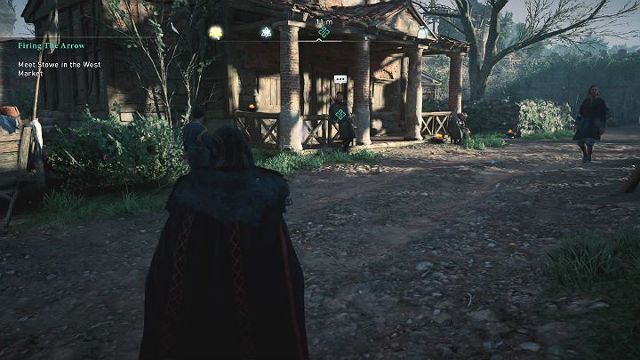 Go to a designated place to talk to Stowe - Assassins Creed Valhalla: Firing the Arrow - Lunden - Assassins Creed Valhalla Guide and Walkthrough