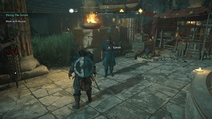 Go to the Imperial Arch and talk to Hussa - Assassins Creed Valhalla: Firing the Arrow - Lunden - Assassins Creed Valhalla Guide and Walkthrough