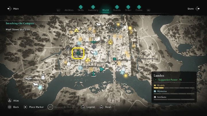 Smashing the Compass - The City of War - Walkthrough, Assassin's Creed:  Valhalla
