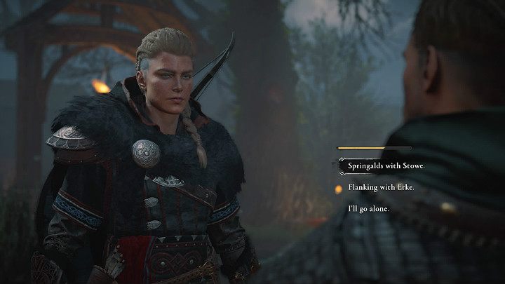 After the fight is over, talk to the men - Assassins Creed Valhalla: Smashing the Compass - Lunden - Assassins Creed Valhalla Guide and Walkthrough