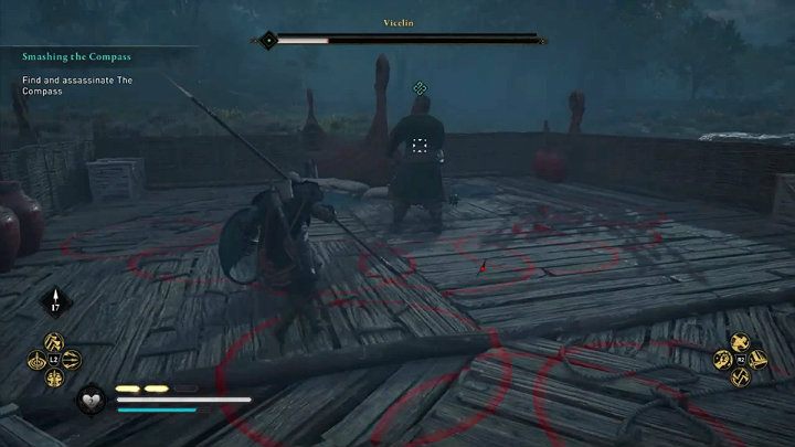 The Compass' special skill is the ability to call for reinforcements and order to attack the deck on which the fight is taking place - Assassins Creed Valhalla: Smashing the Compass - Lunden - Assassins Creed Valhalla Guide and Walkthrough