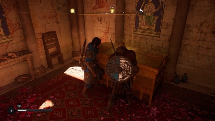 A similar situation applies to large chests found in abbeys - they are opened in the same way as the door, that is with the help of a crew member - Assassins Creed Valhalla: How to open closed doors and chests? - Exploration - Assassins Creed Valhalla Guide and Walkthrough